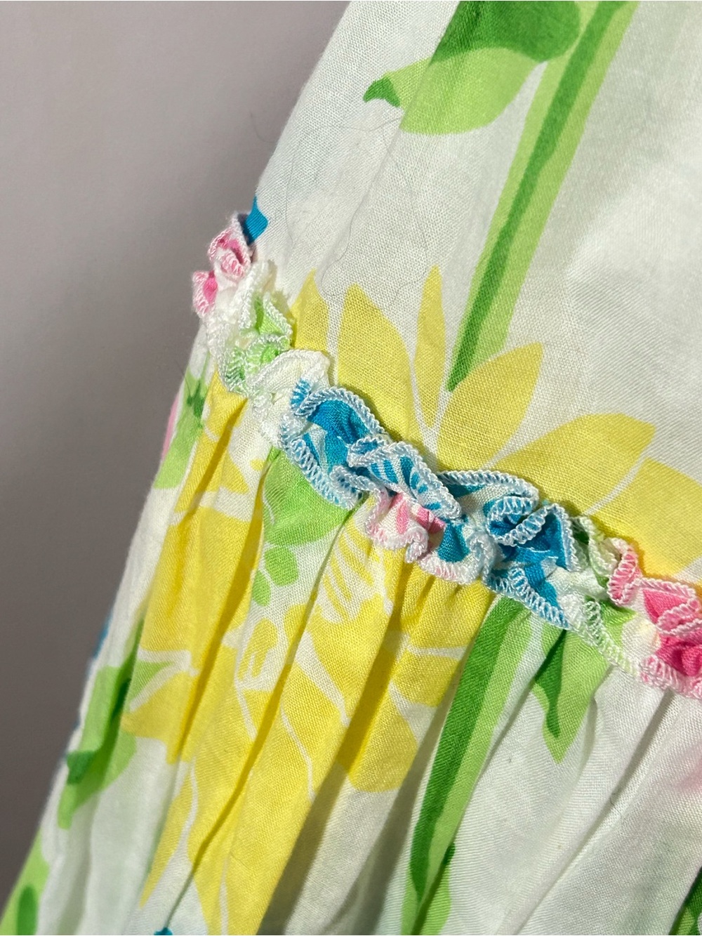 Vintage Lilly Pulitzer Floral Tiered Skirt XS - Picture 4 of 6